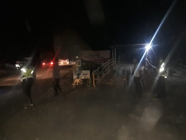 Jembatan Mesuji Bisa Dilewati Kendaraan Beban 20 ton, 24 Jam Polisi Siaga Pungli