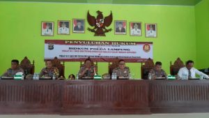 Maksimalkan Kinerja Personel Polres Mesuji Bidkum Polda Lampung Beri Penyuluhan Hukum