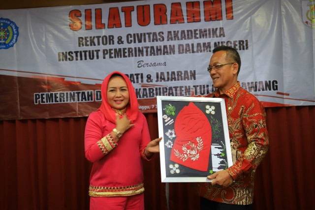 Bupati Tulang Bawang Ramah Tamah Dengan Civitas IPDN