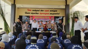 Dua Minggu Operasi Sikat Krakatau 2019, Polres Lampung Utara Ringkus 40 Pelaku Kejahatan