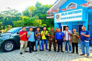 Kunjungan Dandim 0426 Tulang Bawang ke Balai PWI Merupakan Penghargaan Bagi Seluruh Insan Pers