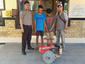 Ditangkap Polisi, Dua Pelaku Curat Sedang Asik Nongkrong di warung Tuak