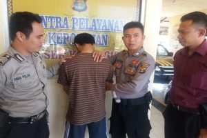 Karena Asmara, Pemuda Asal Mulang Maya Diamankan Polsek Kotaagung