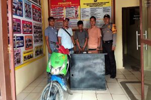 Bersembunyi di Areal PT. ILP, Pelaku Curanmor Ditangkap Polsek Dente Teladas