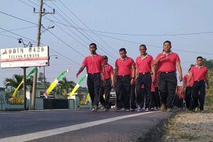 Menjaga Kebugaran Anggota Kodim 0426 Tulang Bawang Rutin Berolahraga