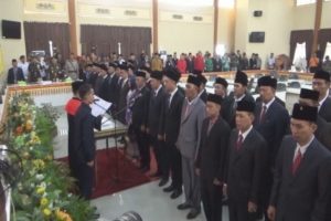 Rapat Paripurna Istimewa, Pengambilan Sumpah DPRD Tanggamus Periode 2019-2024