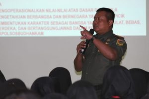 Dandim 0426 Tuba Letkol Inf Kohir  Beri Materi Wawasan Kebangsaan Pada CPNS Tulang Bawang
