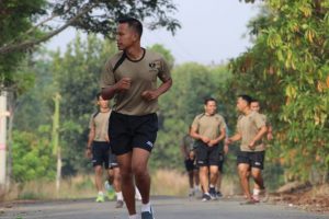 Dandim Letkol Inf Kohir Ajak Anggota Olahraga Gembira Meningkatkan Kebugaran