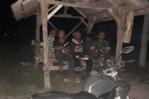 Petugas Ronda Semangat Dikontrol Babinsa Serka Seprineldi Mesuji