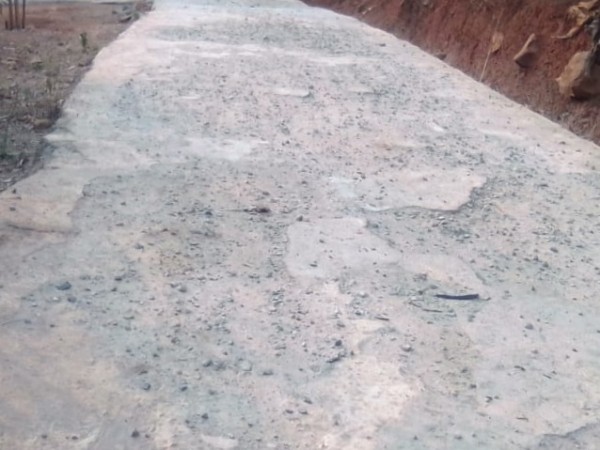 Warga Desa Pesawaran Induk Kecewa, Rabat Beton Baru Beberapa Bulan Sudah Retak