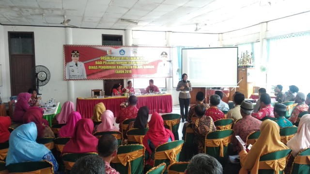 Dinas Pendidikan dan Polres Tulangbawang Lakukan Sosialisasi  Tertib Lalulintas