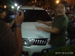 Tokoh Masyarakat ini Orasi Saat OTT KPK di Lampung Utara