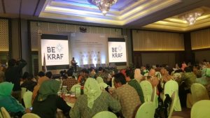 Sekdakab Tanggamus Bersama Kepala Bappelitbang Hadiri Sosialisasi Perpres Ekonomi Kreatif