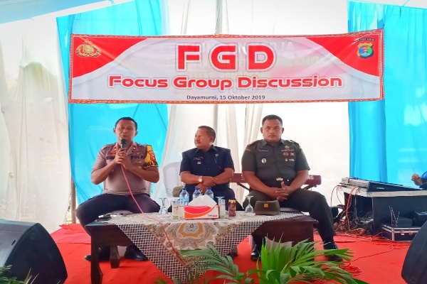 Jelang Pelantikan Presiden Polres Tulangbawang Gelar FGD