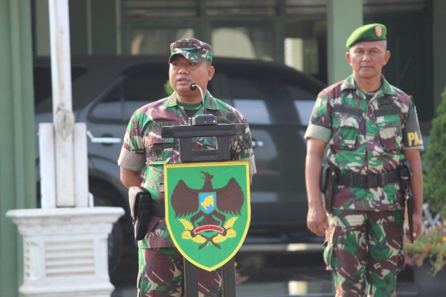 Kodim 0426/TB Apel Siaga Antisipasi Perkembangan Situasi Pelantikan Presiden & Wakil Presiden 2019