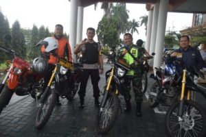Tiga Punggawa di Kabupaten Tanggamus Pimpin Patroli Motor Wilayah Barat