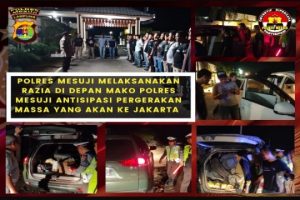 Detik-Detik Pelantikan Presiden, Polres Mesuji Lampung Gelar Patroli