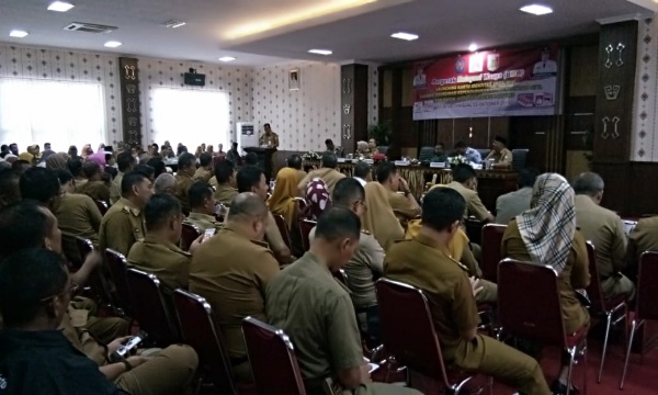 Sekdakab Tulangbawang Pimpin Rapat Koordinasi Forum Disdukcapil se-Provinsi Lampung