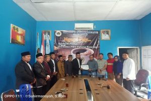 Ulama Majelis Dzikir Muzakkarrah An-Nashar Kunjungi PWI Tulangbawang