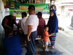 Pasca Pelantikan Presiden dan Wakil Presiden Polres Tulangbawang Gelar Kesehatan Keliling