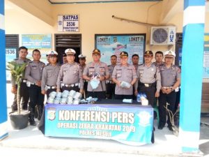 Operasi Zebra Krakatau 2019 Berakhir, Polres Mesuji Menilang 1.265 Pelanggar