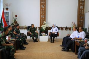 Bupati Winarti Audensi Bersama Mabes AU dan Danlanud M.Bunyamin