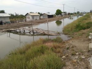 Warga Kampung Karya Cita Abadi Tulangbawang Minta Bangun Jembatan dan Jalan
