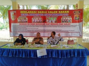 Polsek Rawajitu Selatan Gelar Deklarasi Damai Pilkakam