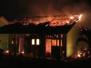 Gedung SMP Negeri 03 Banjar Agung Kebakaran