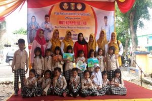 HUT Korpri  dan HUT DWP Tanggamus, Dimeriahkan Lomba Senam Ratu