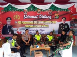 Pasi Intel Kodim 0426 Tulangbawang yakinkan Pos- Pos Pengamanan Natal dan Tahun Baru Yes Aman
