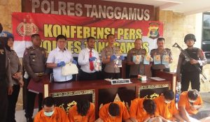 Tahun 2019 Polres Tanggamus, Tangani  474 Tersangka Dari 441 Kasus, Dalam 4 jenis Kejahatan
