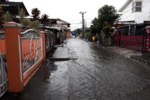Drainase Mampet, Jalan Budi Karya dan Darma Bakti  Rejang Lebong Kebanjiran