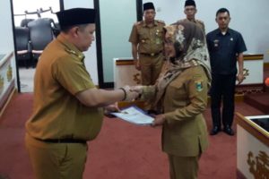 Maradona Resmi Jabat Kadisdukcapil Kabupaten Tanggamus