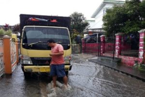 Jalan Budi Karya Sidorejo Kota Curup Kembali Digenangi Air Banjir