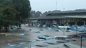 Penampakan Banjir di Jakarta