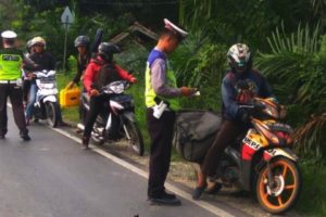 Satlantas Polres Tulang Bawang Gelar Razia di Jalintim Menggala