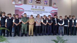 Kapolres Mesuji Lantik Pengurus Kelompok Sadar Keamanan Dan Ketertiban Masyarakat