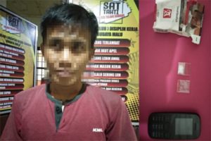 Transaksi Narkoba di Kebun Singkong, Pengedar Ini Dibekuk Polisi Tulang Bawang