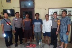 Polsek Rawa Jitu Bekuk Tiga Buruh Sedang Asyik Pesta Narkoba