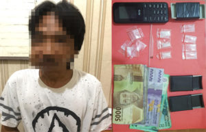Tersangka Pengedar Narkoba Dibekuk Satresnarkoba polres Tulang Bawang