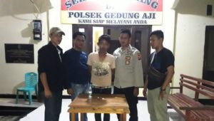 Residivis Curat Asik Kosumsi Narkoba, Dibekuk Anggota Polsek Gedung Aji