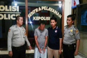 Pembobol Toko Dipasar Unit Dua Dibekuk Aparat Polsek Banjar Agung