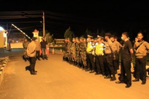 Sinergitas Polres dan Kodim 0426/Tulang Bawang Patroli Bersama turun Covid-19