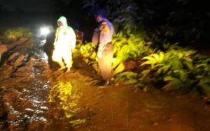 Hujan Deras Jalan Raya Pondok Sara Ulubelu Longsor