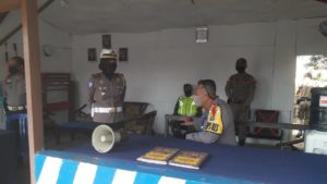Kapolres Lampura Pantau Pos Pam Operasi Ketupat Krakatau 2020