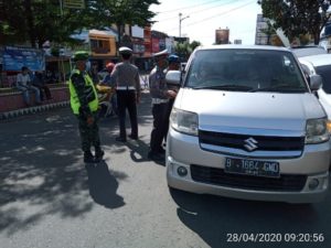Polres Lampung Utara Sekat Pemudik, Kendaraan Putar Balik