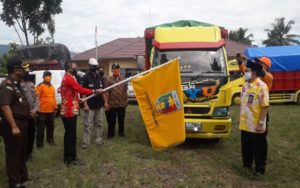 Pemkab Tanggamus Salurkan Bantuan Sembako Tahap-2  Penanggulangan Covid-19