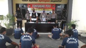 Polres Lampung Utara Amankan 10 Pelaku Kejahatan Jalanan Hingga Awal Ramadan