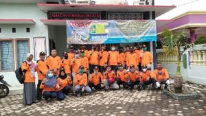 Cegah Covid 19, Desa Kota Agung Lampung Utara Semprot Disinfektan